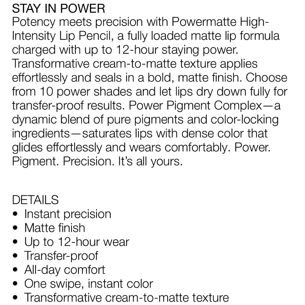 NARS Powermatte High-intensity Lip Pencil Dolce Vita - Picture 16 of 16